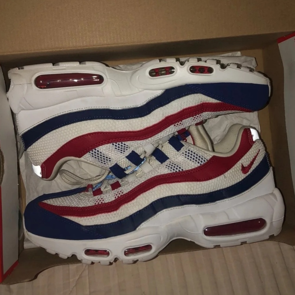 Air Max 95 Royal Blue Gym Red